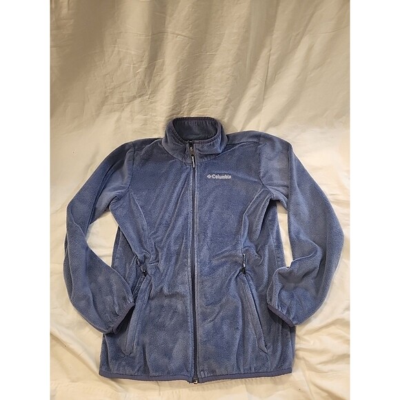 Columbia Other - Columbia Sports fleece sweater youth large 14 / 16 full zip collar blue